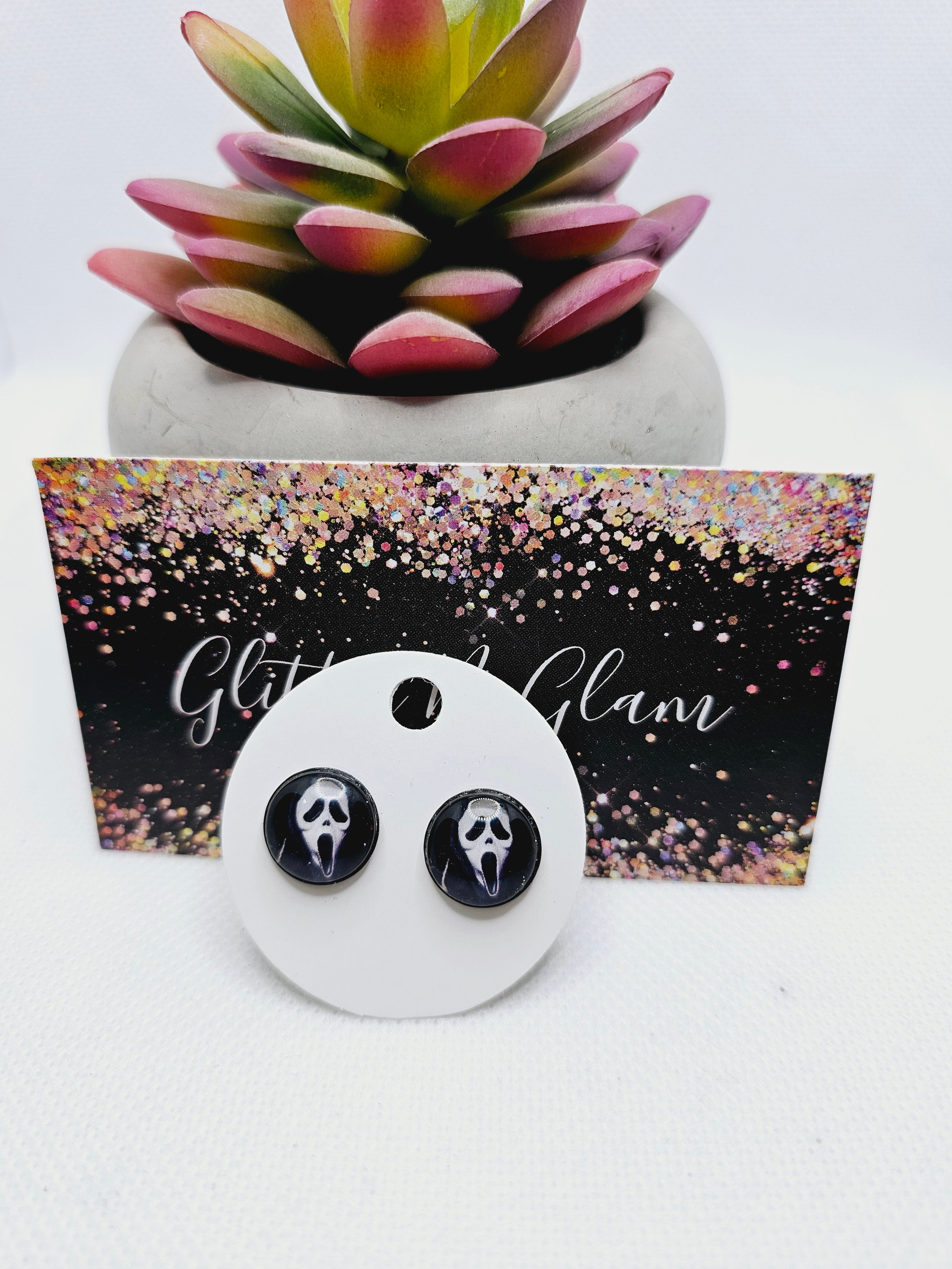 1919 Ghostface Stud Earringa