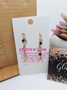 1881 Rosegold Disco Dangle Earrings