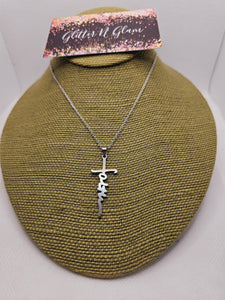 1954 Silver Faith Necklace