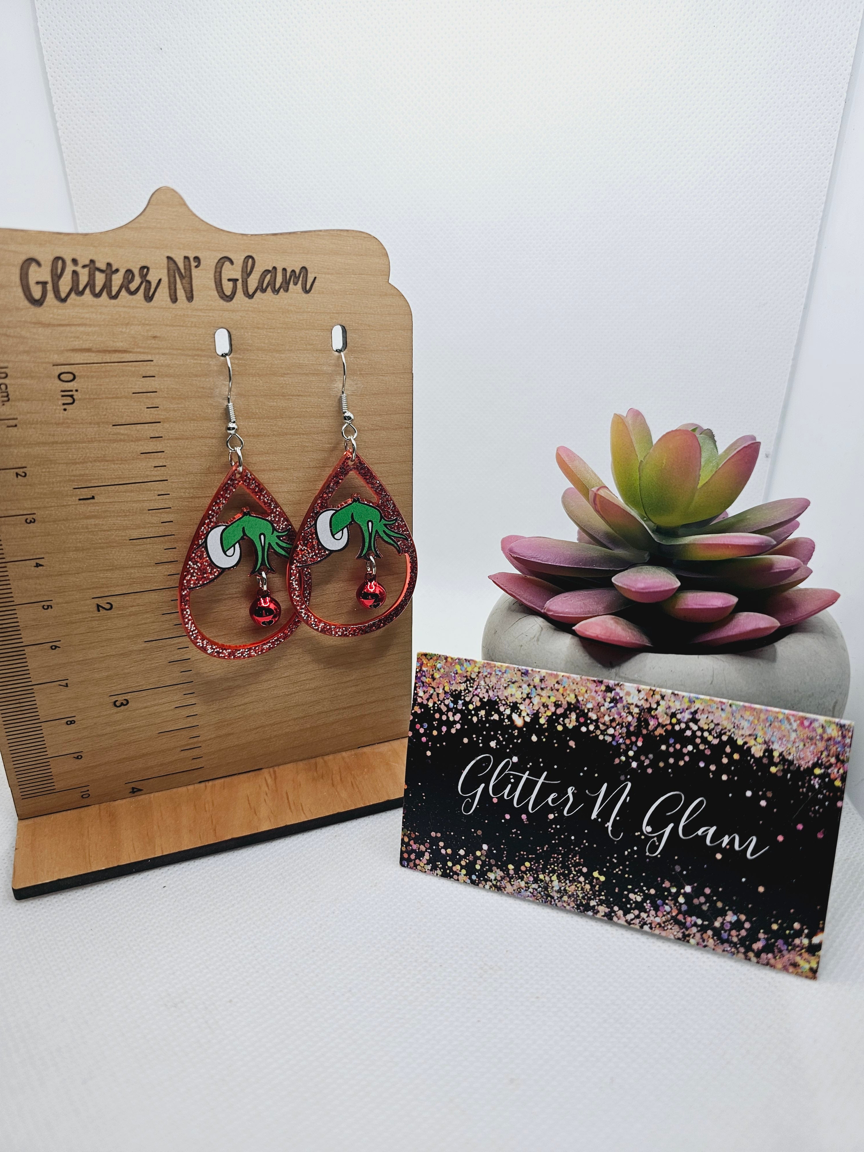 1991 G-Man Dangle Earrings