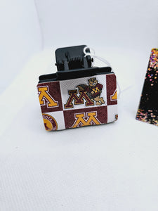 2113 Gophers Small Claw Clip