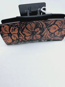 2070 Floral Claw Clip