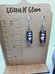 2032 Jack and Sally NMBC Dangle Earrings