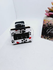2131 Paw Print Small Claw Clip