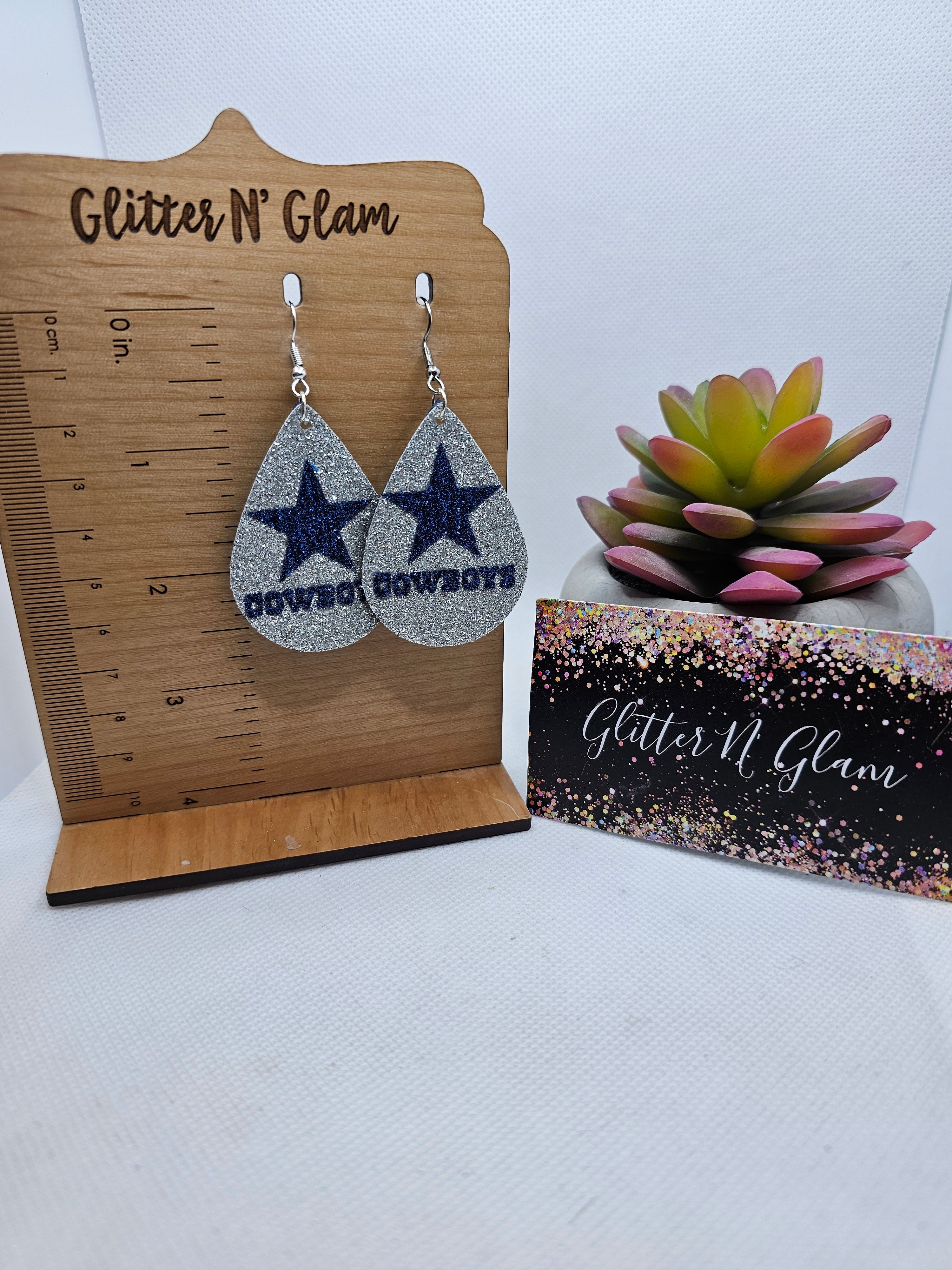 2249 Cowboys Dangle Earrings