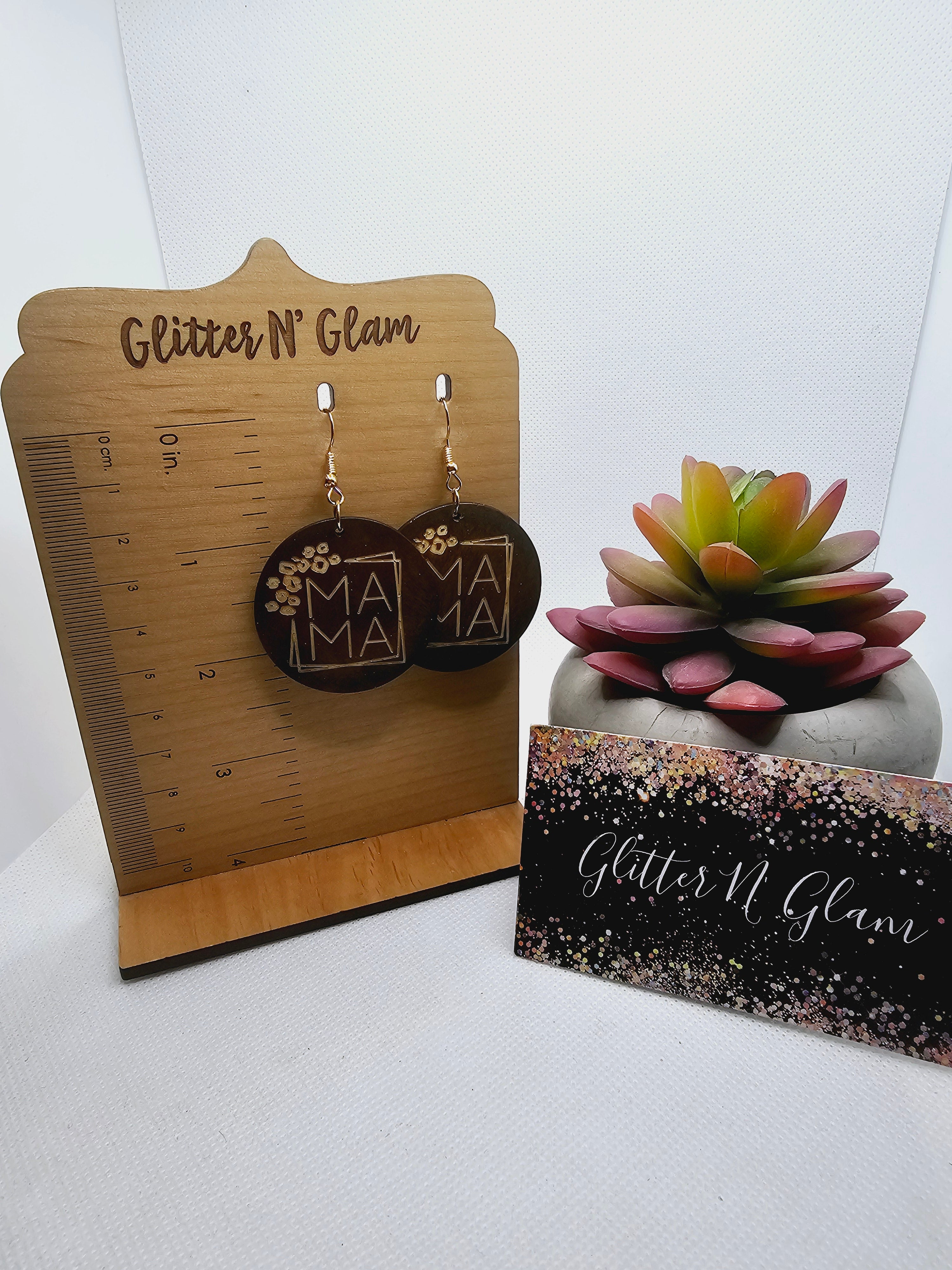 2288 Wood Mama Dangle Earrings
