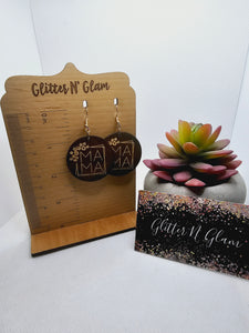 2288 Wood Mama Dangle Earrings