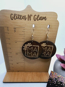 2288 Wood Mama Dangle Earrings