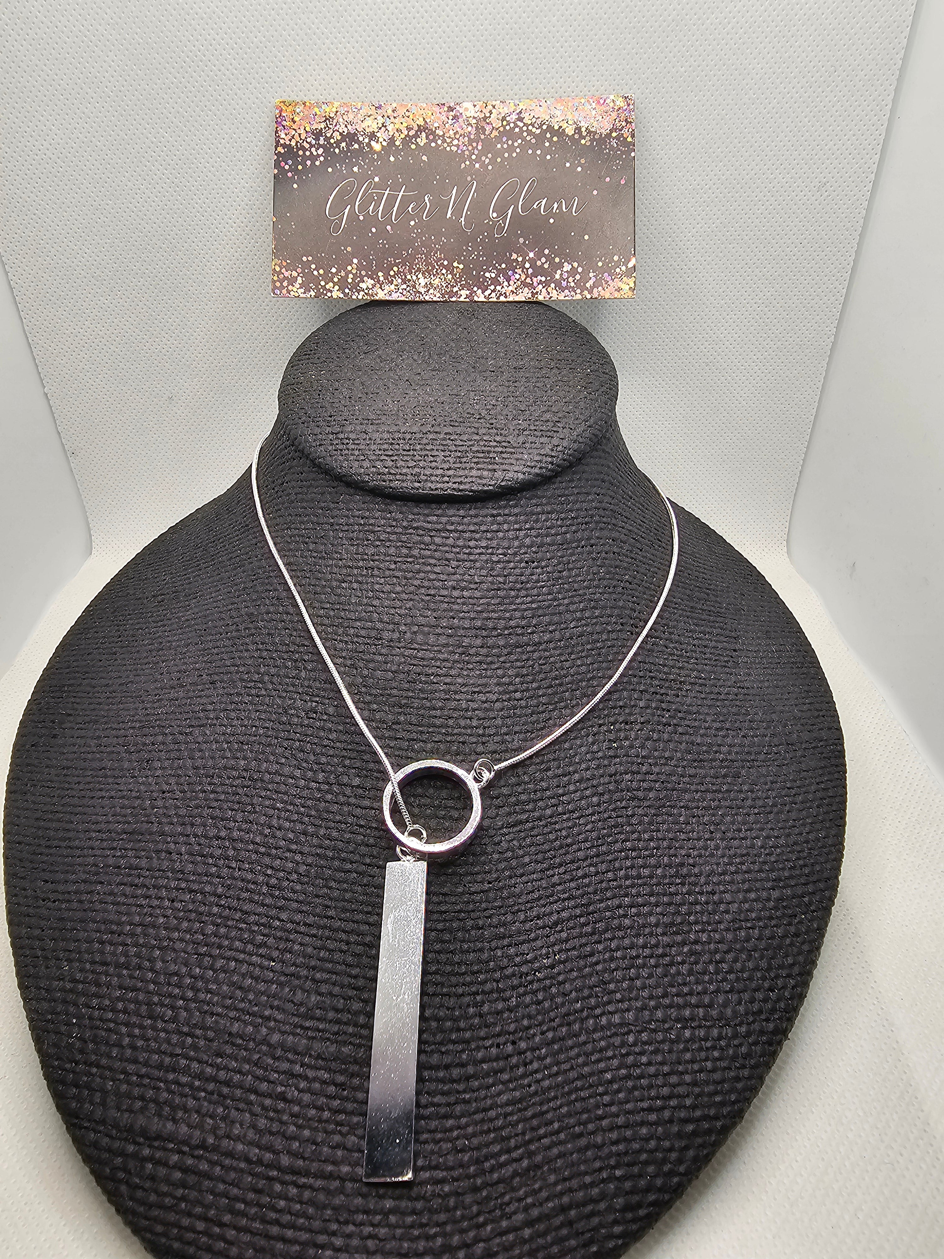 2387 Silver Short Necklace