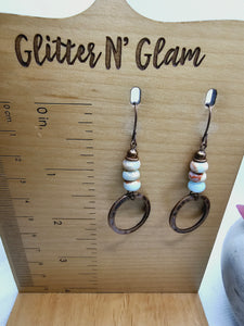 2329 Boho Beaded Dangle Earrings
