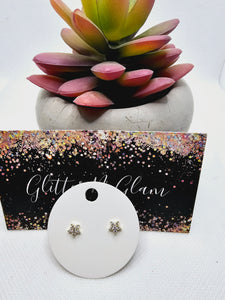2373 Gold Mini Star Stud Earrings
