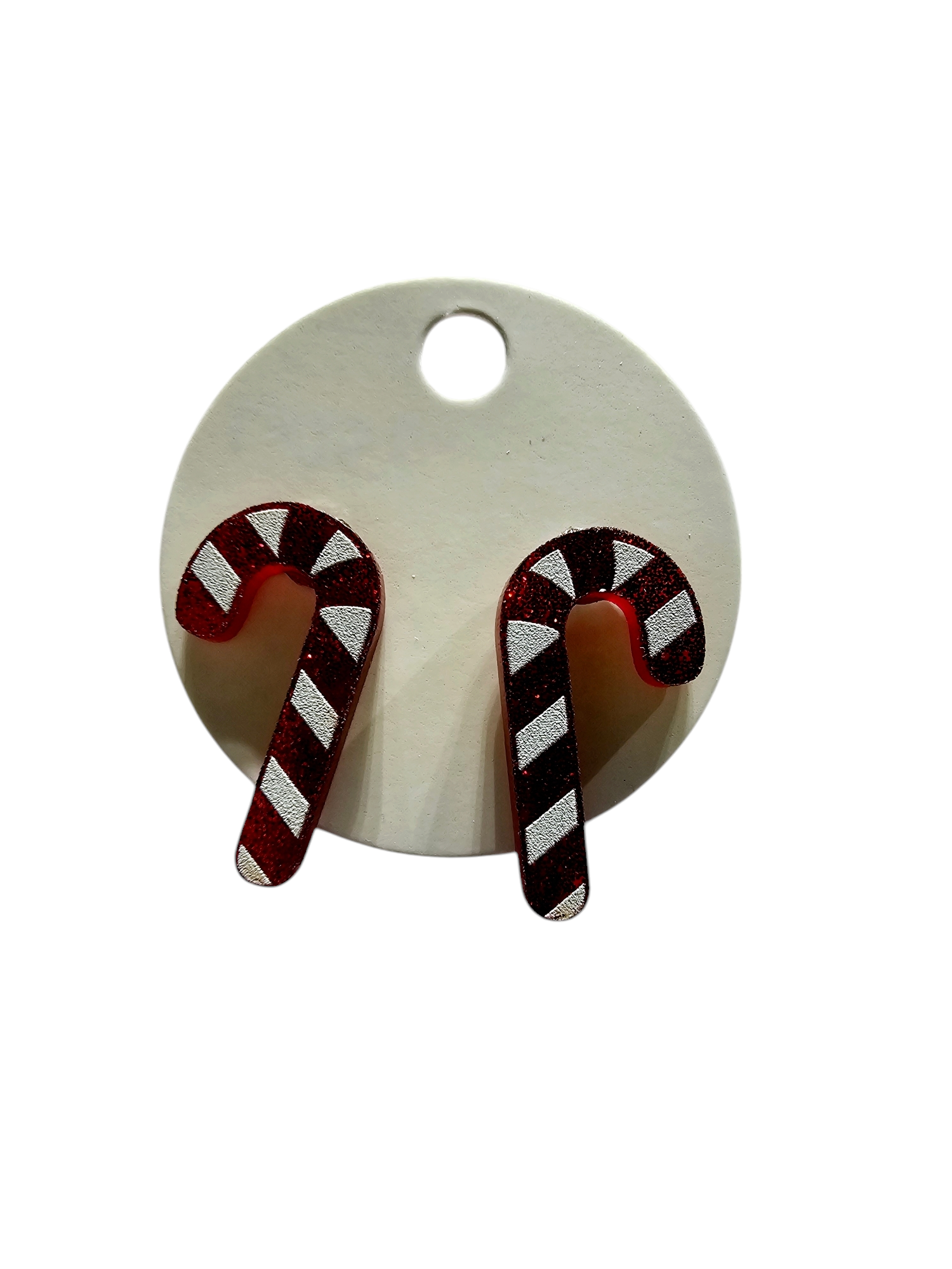 2509 Candy Cane Stud Earrings