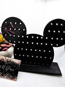3D Mouse with Bow Earring Holder