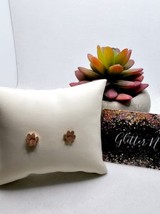 2529 Rosegold Sparkly Stud Earrings