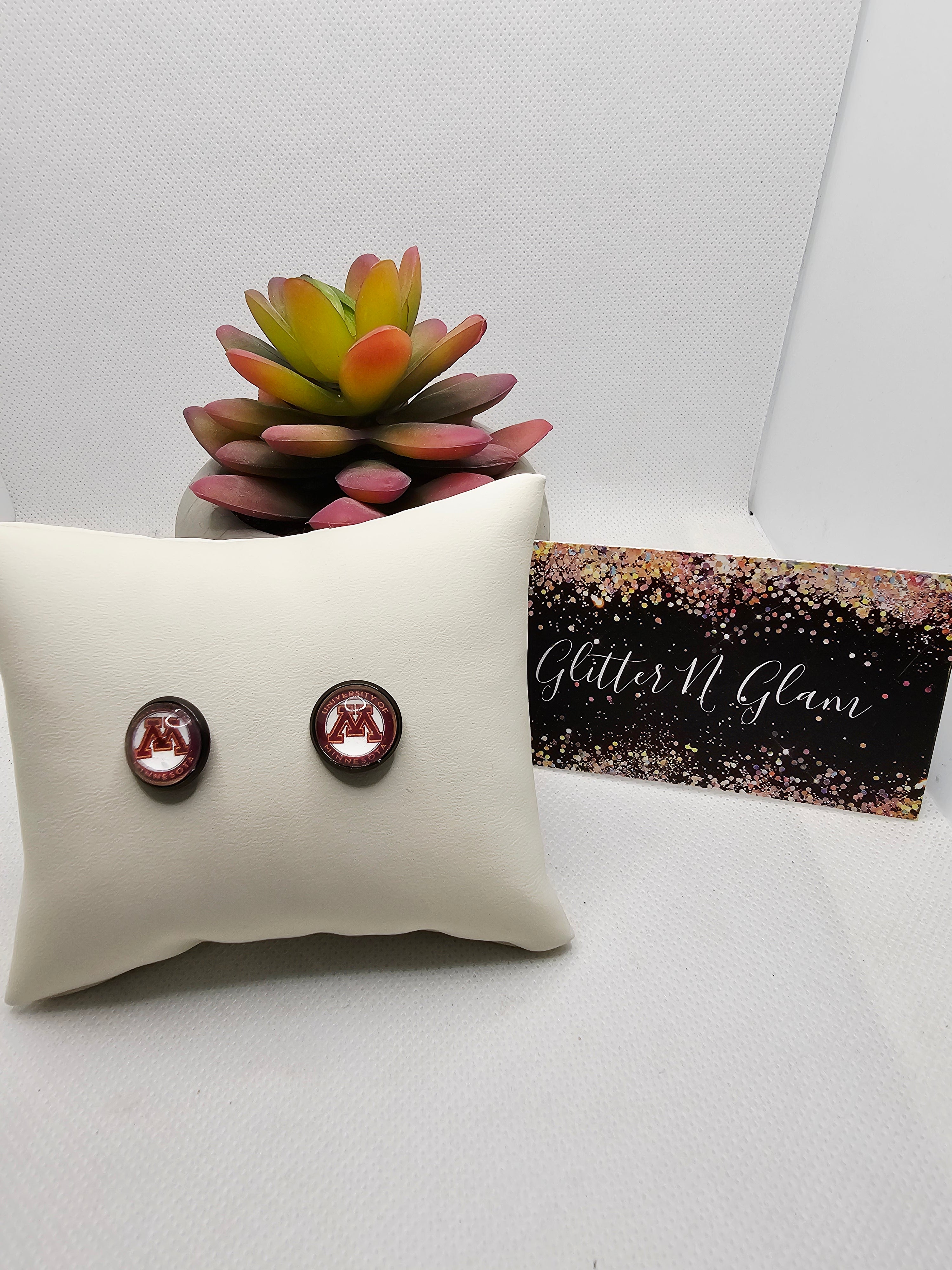 2691 Gophers Stud Earrings