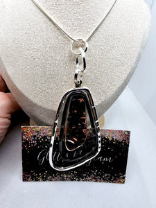 2416 Silver, Gunmetal and Rosegold Long Sweater Necklace