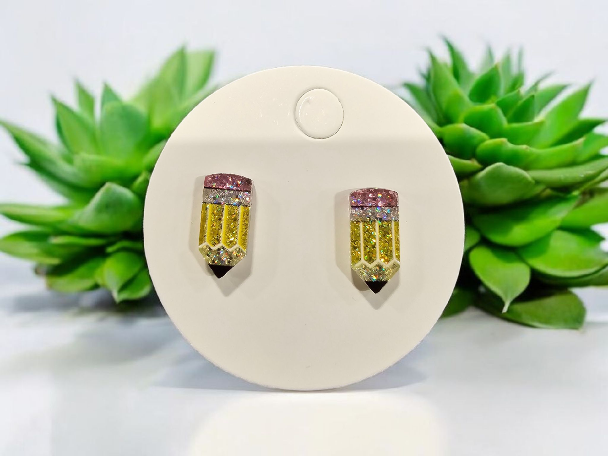 2773 Pencil Stud Earrings