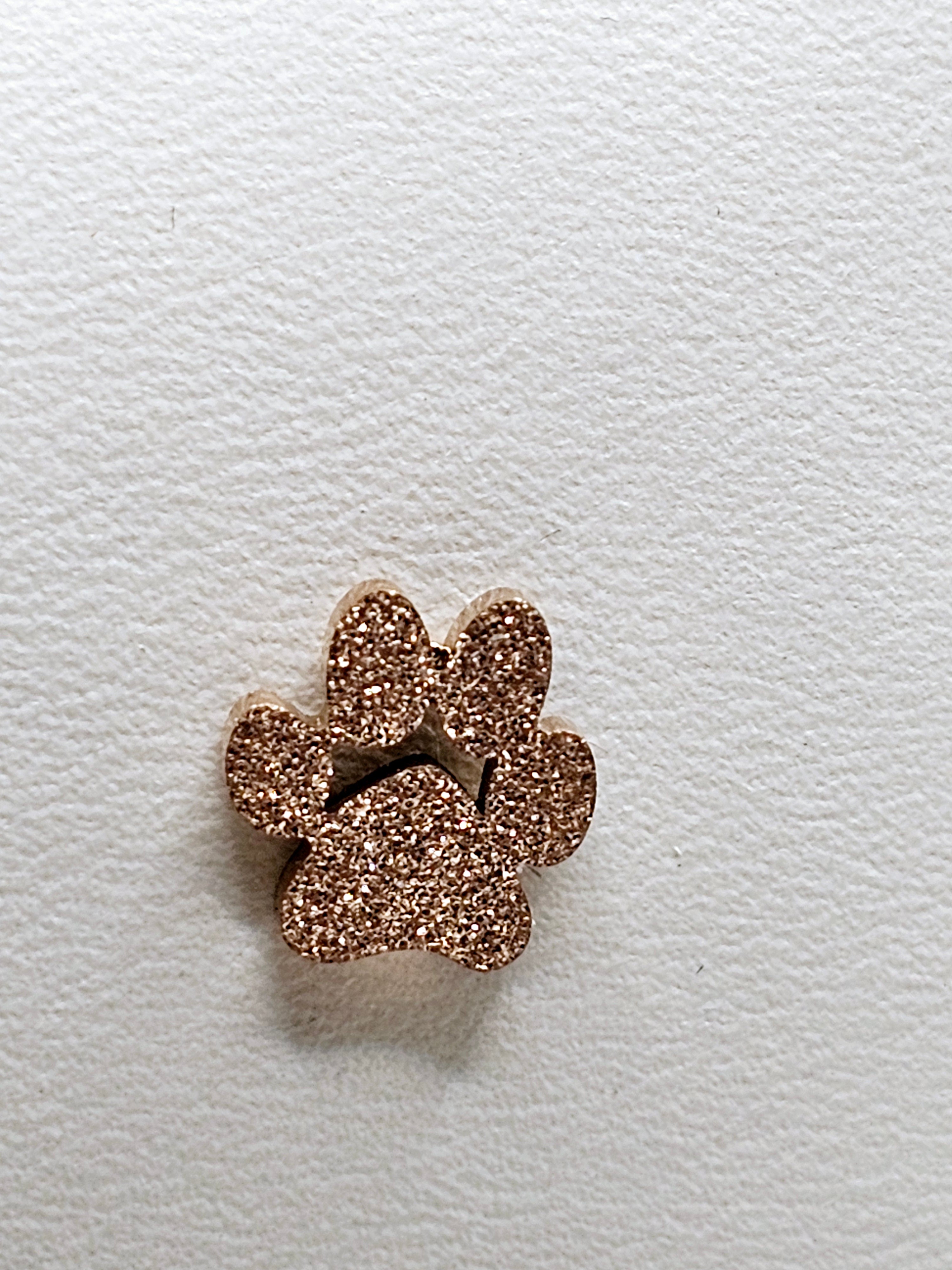 2529 Rosegold Sparkly Stud Earrings