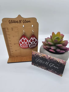2611 Coyotes Dangle Earrings