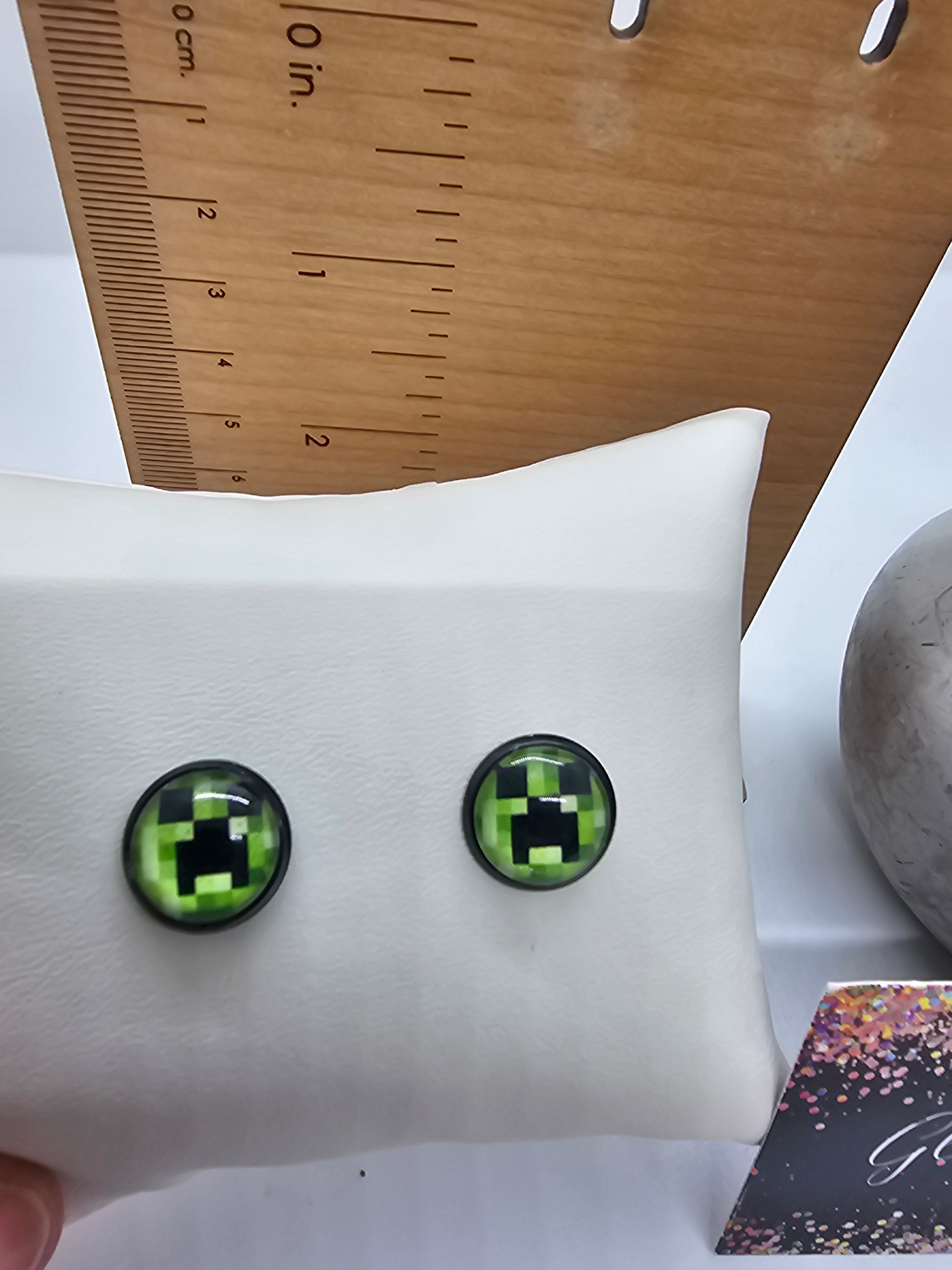2601 Mincraft Stud Earrings