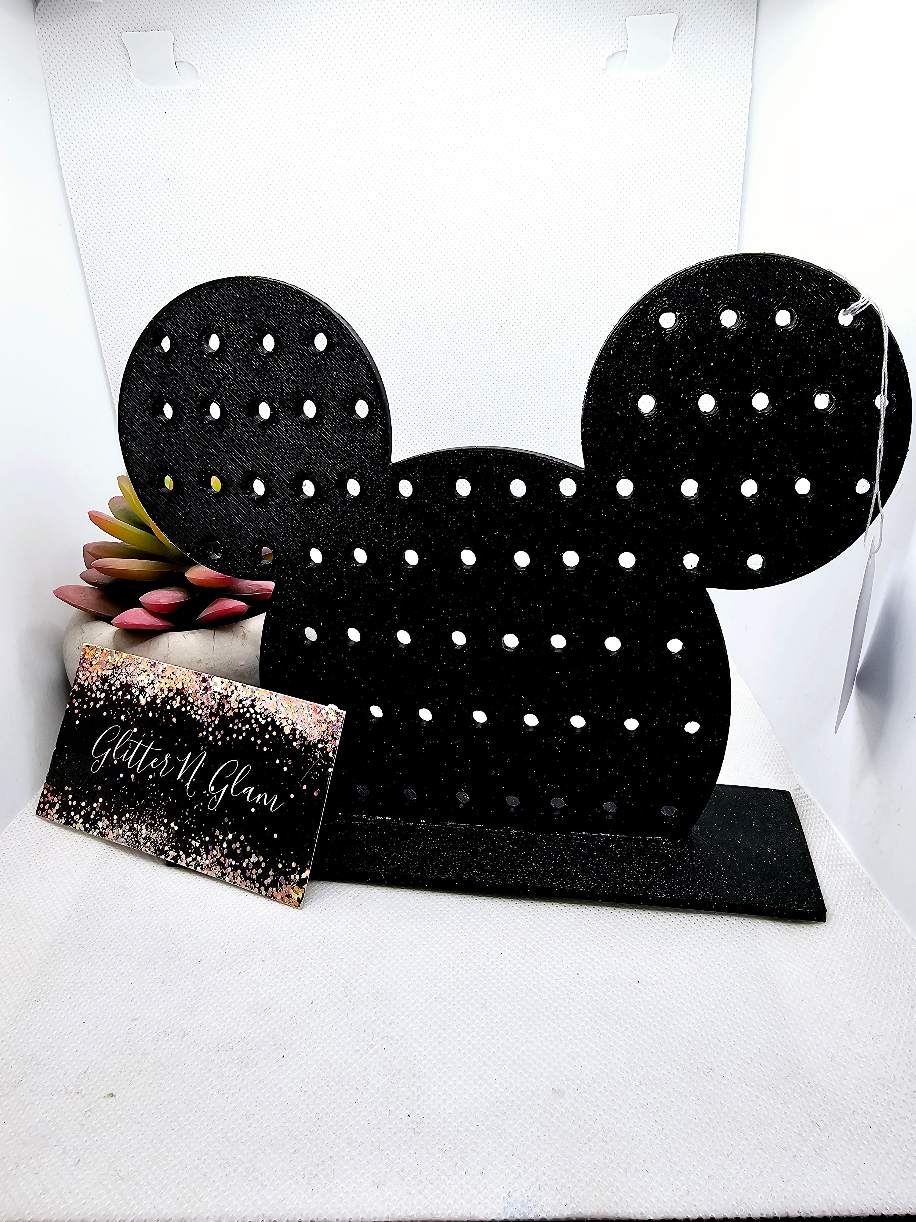 3D Mouse Head Earring Holder