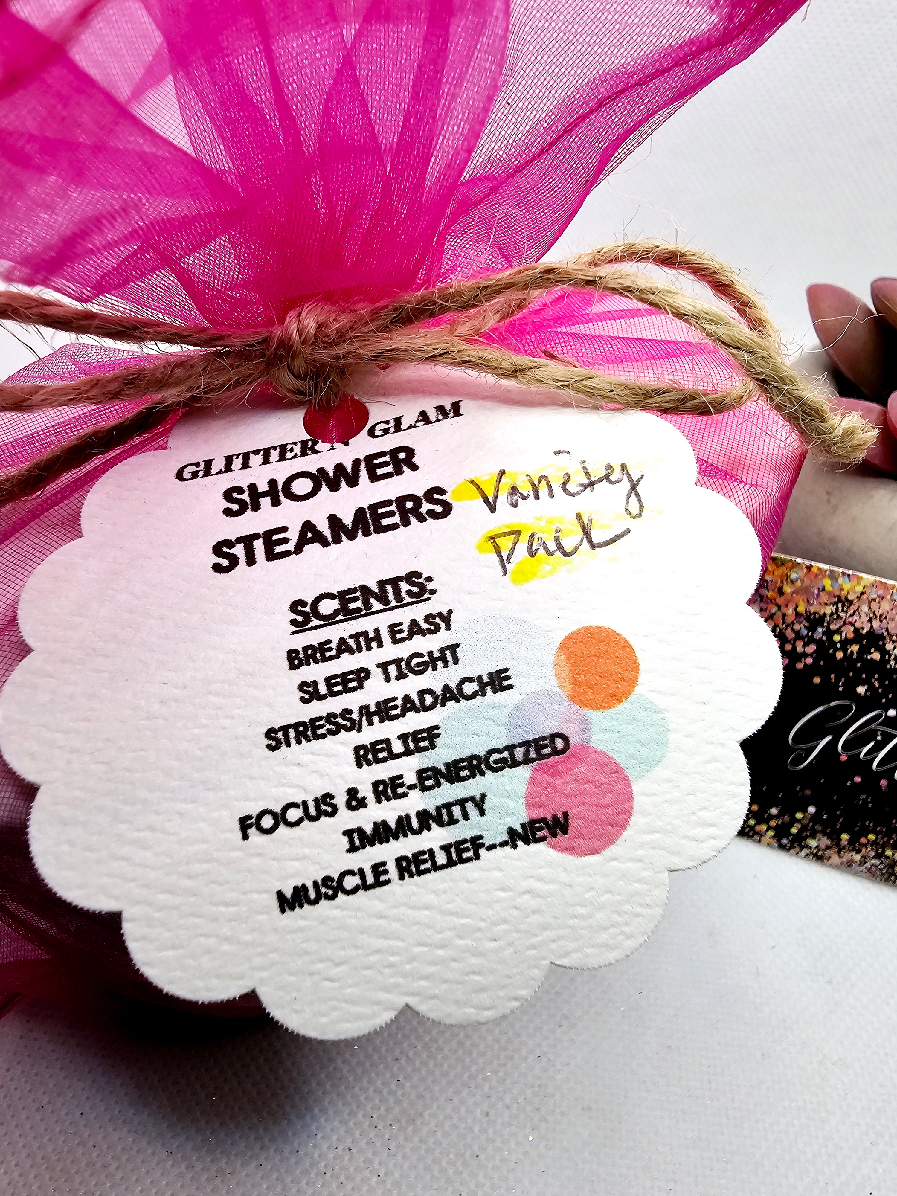 Shower Steamers Small Disc Variety Pack (all scents)