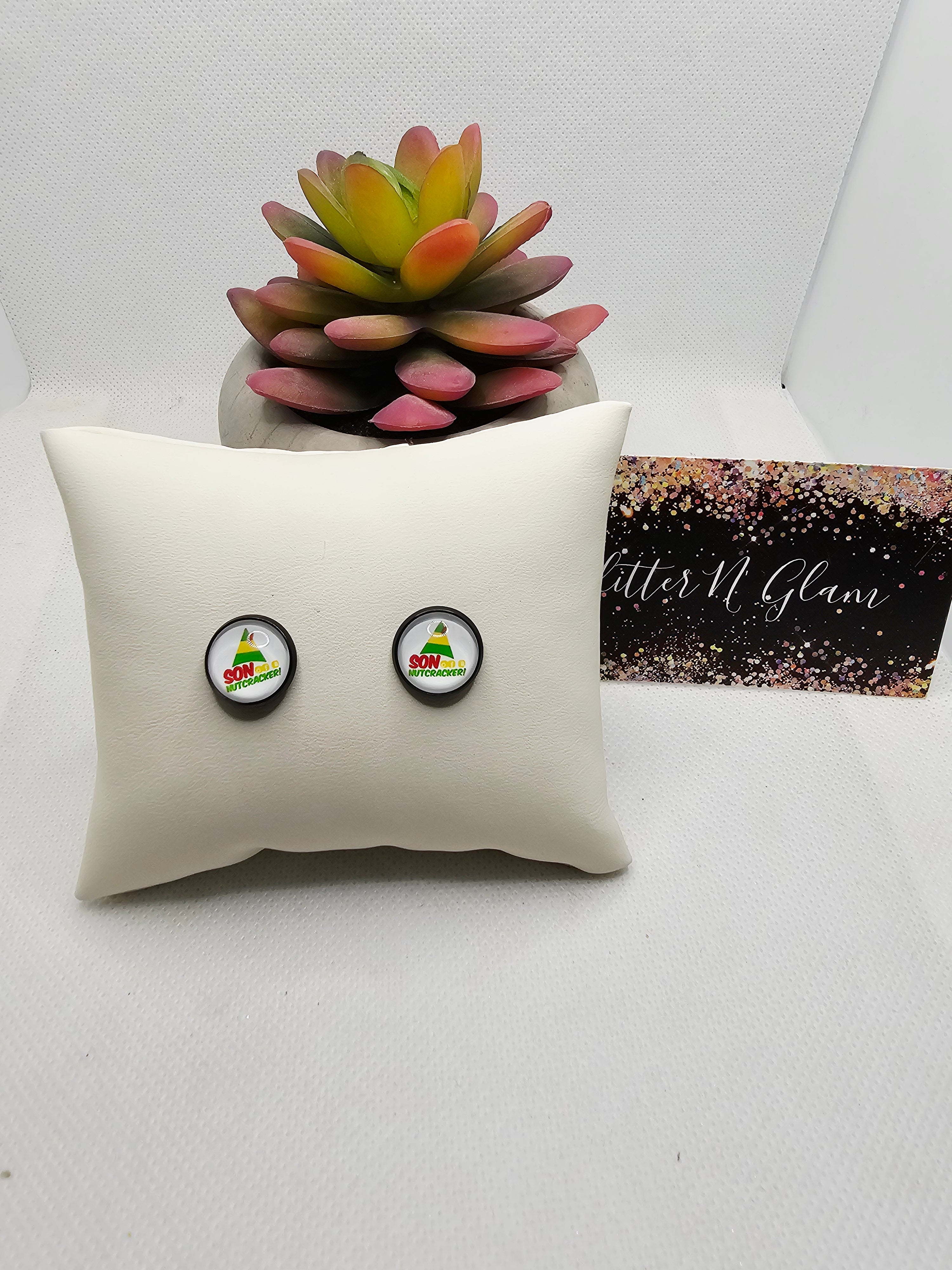 2698 "Son of a Nutcracker" Stud Earrings