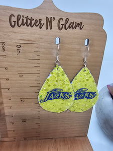 2610 Jackrabbits Dangle Earrings