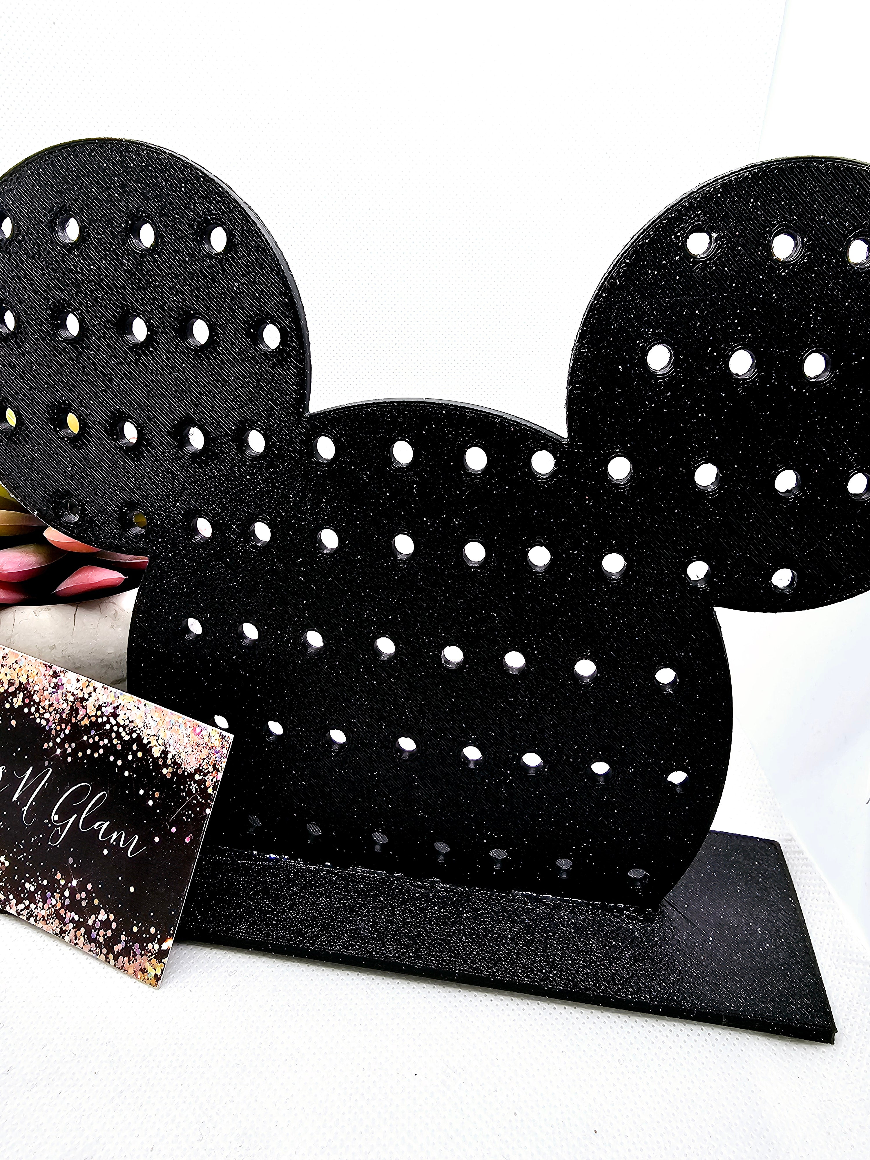 3D Mouse Head Earring Holder
