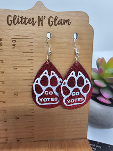 2611 Coyotes Dangle Earrings