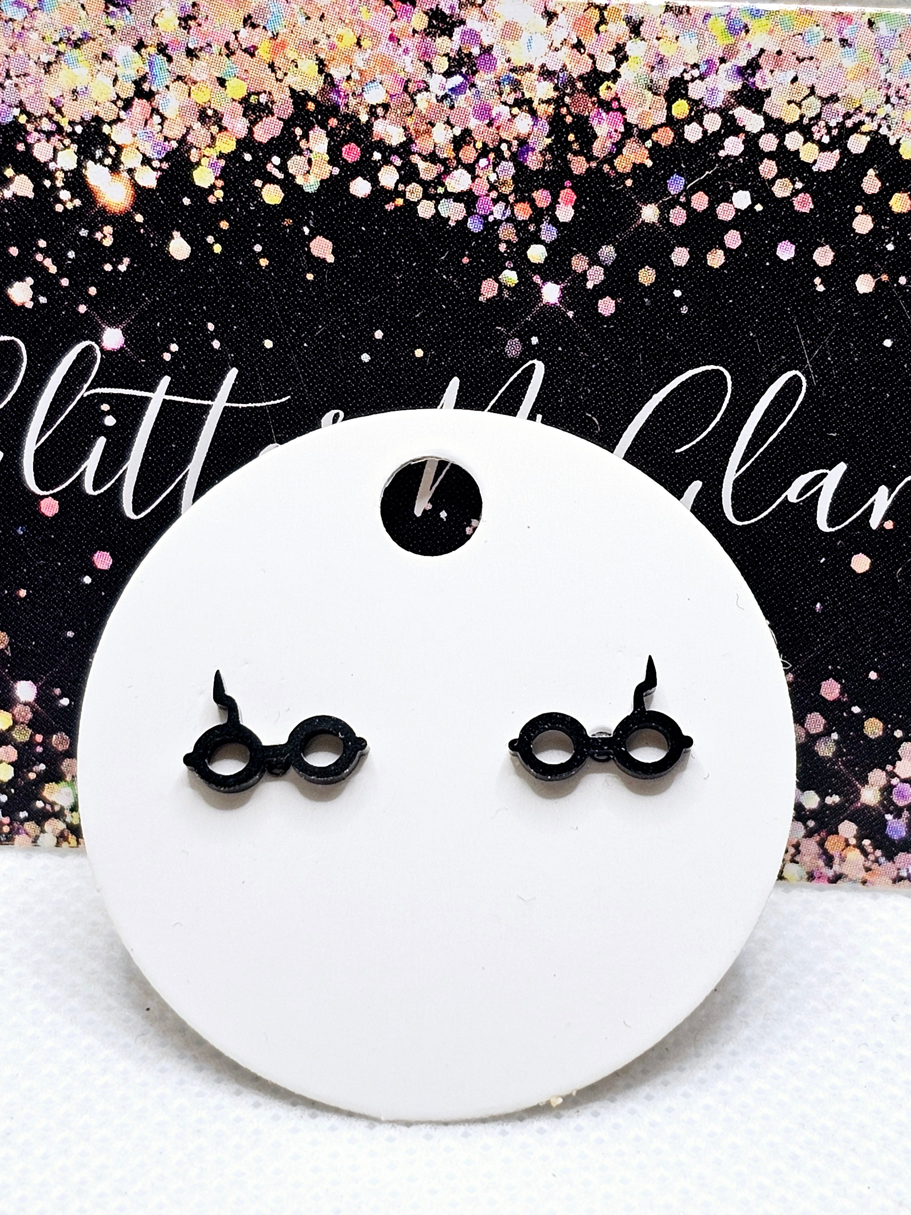2532 HP Glasses Stud Earrings