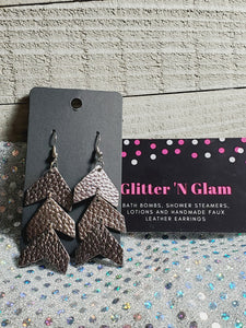 286 Gunmetal Arrow Dangle Earrings