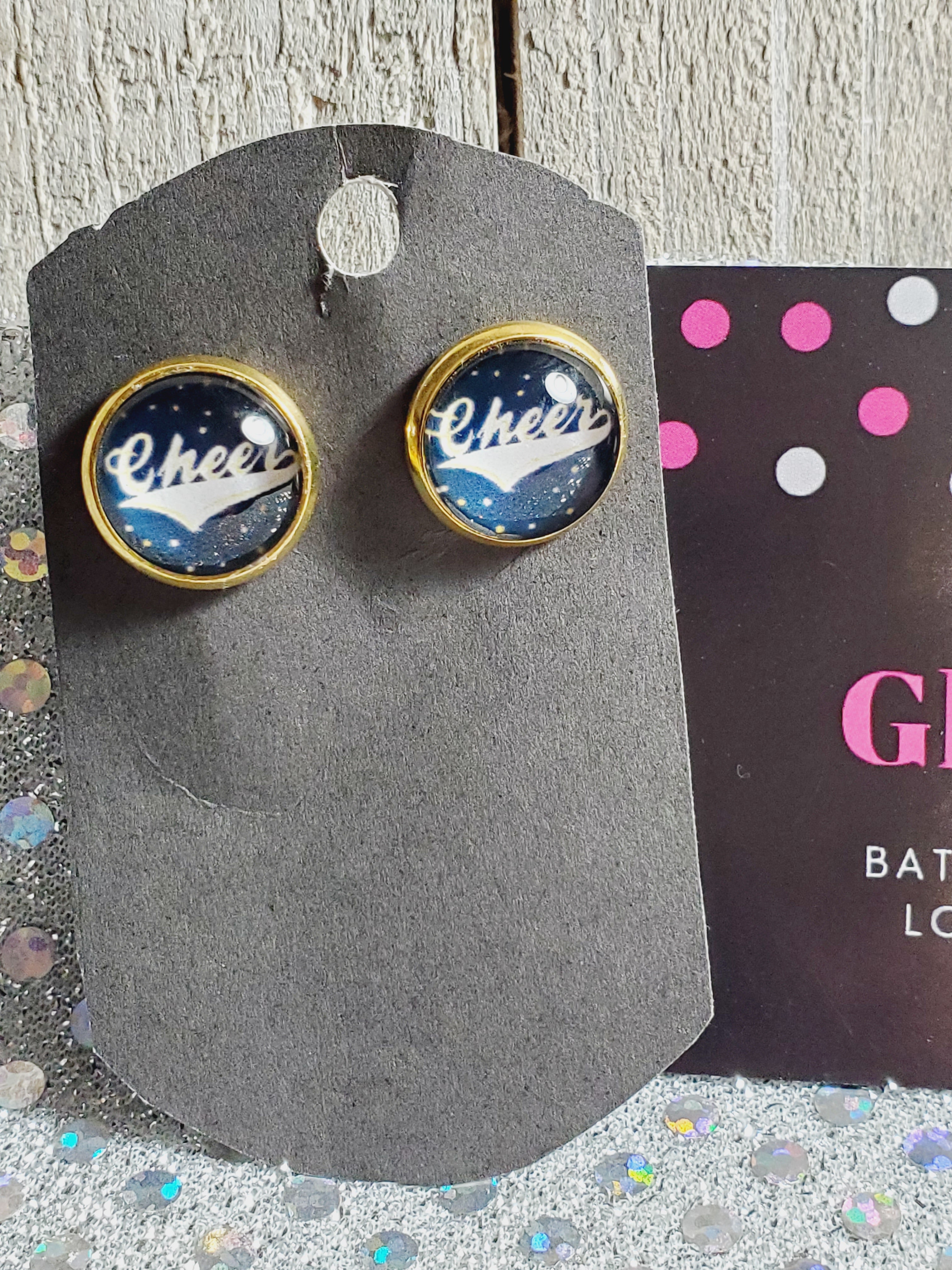 826 Cheer Stud Earrings