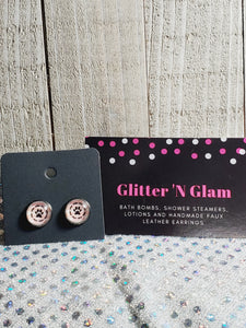 Paw Print Stud Earrings