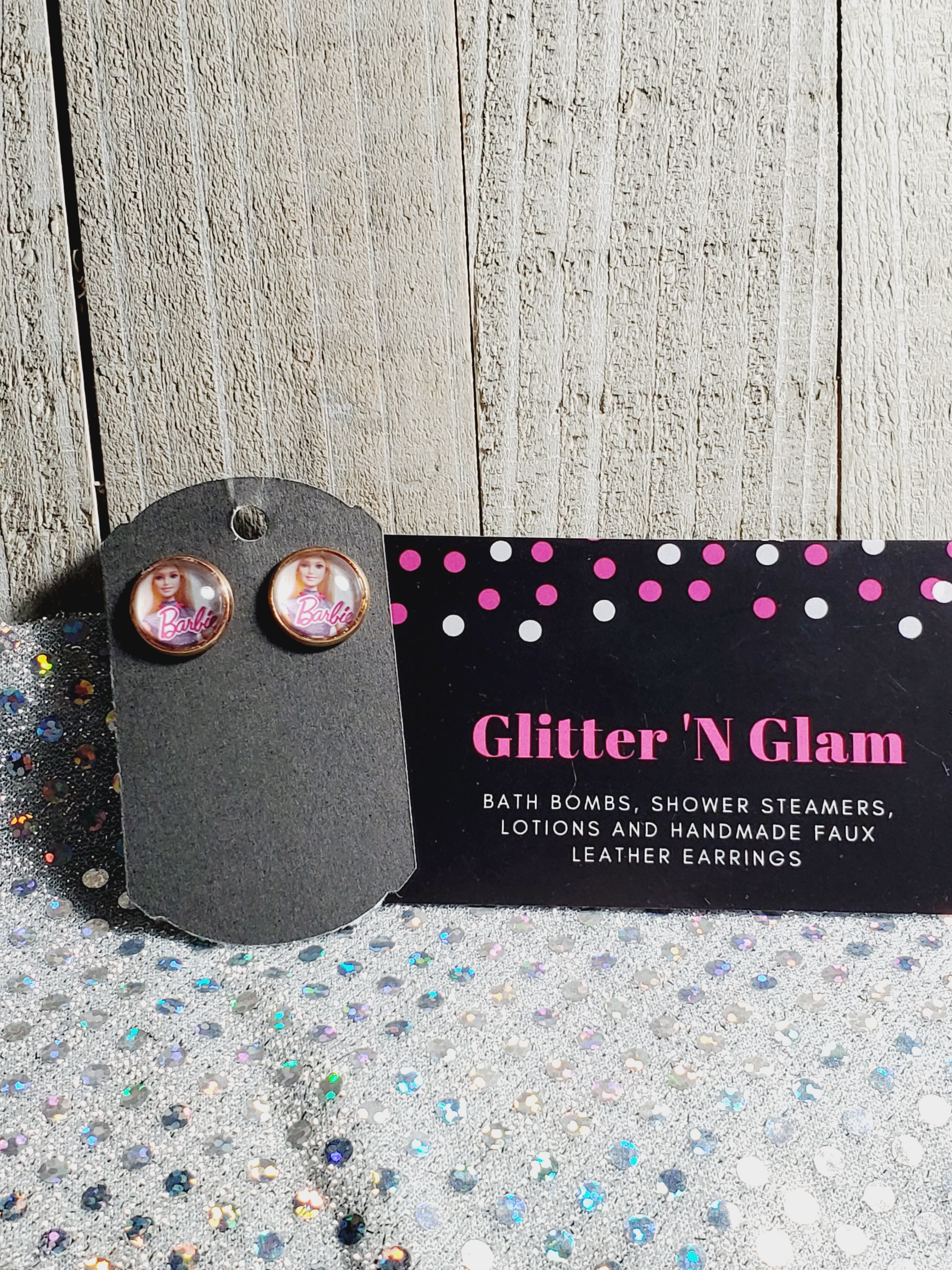 806 Barbie Inspired Stud Earrings