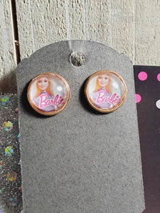 806 Barbie Inspired Stud Earrings