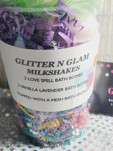 Love Spell and Lavender Vanilla Milkshake Bath Bombs