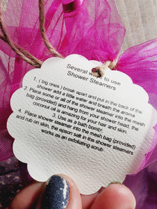 Small  Disc (Indivdual Scented Sleep Tight) Shower Steamers
