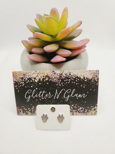 993 Minne Mouse Pink Stud Earrings