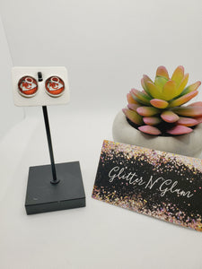 1016 Chiefs Stud Earrings