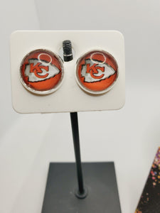 1016 Chiefs Stud Earrings