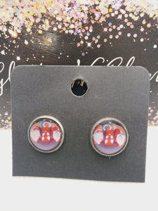 1058 3 Noem Christmas Stud Earrings