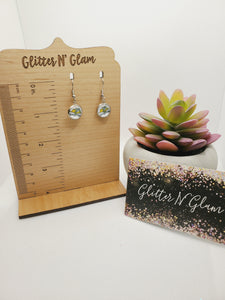 1263 Jackrabbits Stud Dangle Earrings