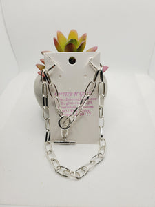 1277 Silver Choker Necklace