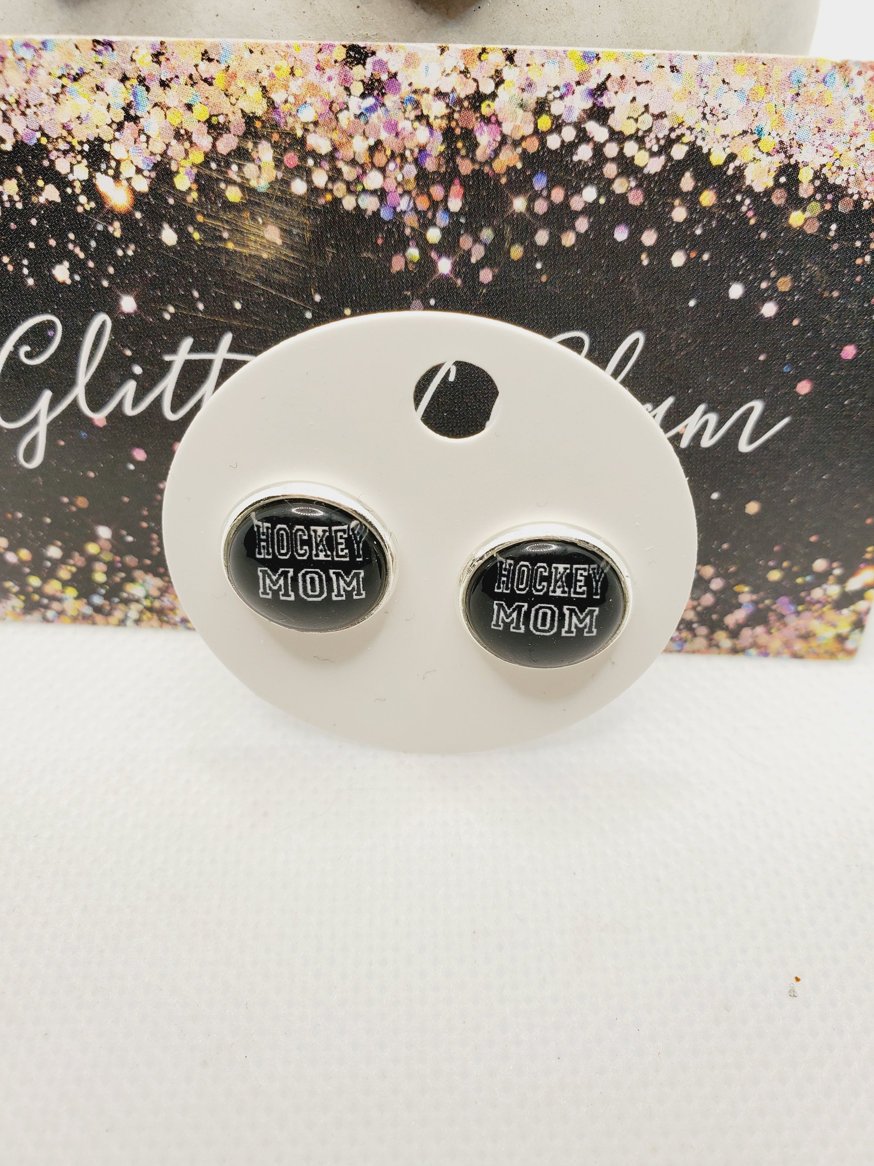 1398 Hockey Mom Stud Earrings