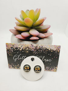 1405 "Dont make me send RIP" Yellowstone Stud Earrings