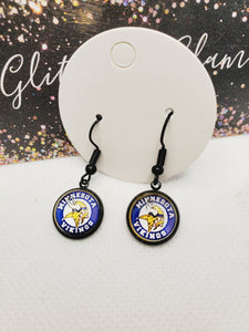 1533 Vikings Stud Dangle Earrings